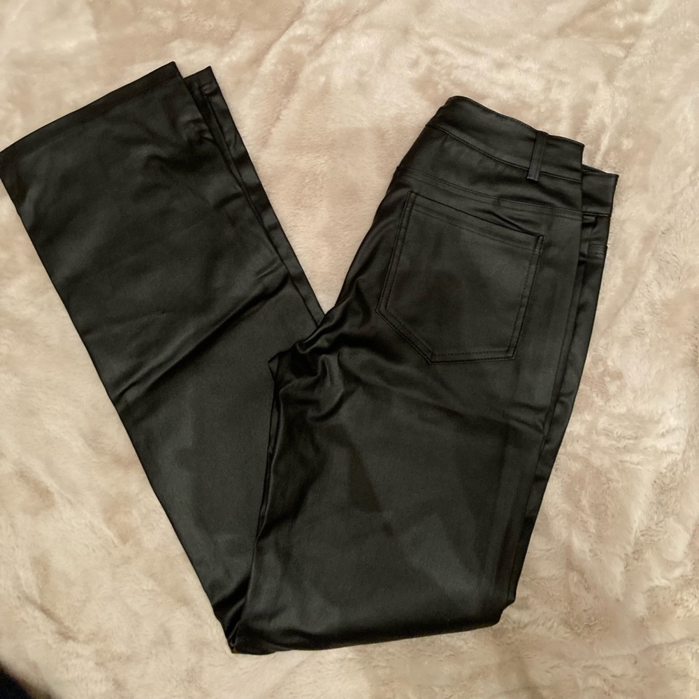 SHEIN Faux leather pants